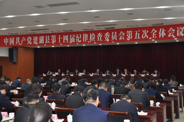 十四届县纪委五次全会召开 建湖县委书记陈平强调了什么
