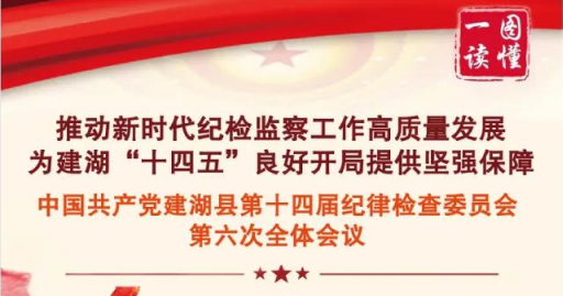 一图读懂十四届县纪委六次全会工作报告